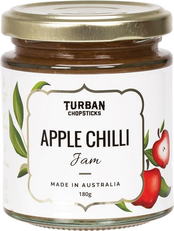 TURBAN CHOPSTICKS Jam  Apple Chilli 180g