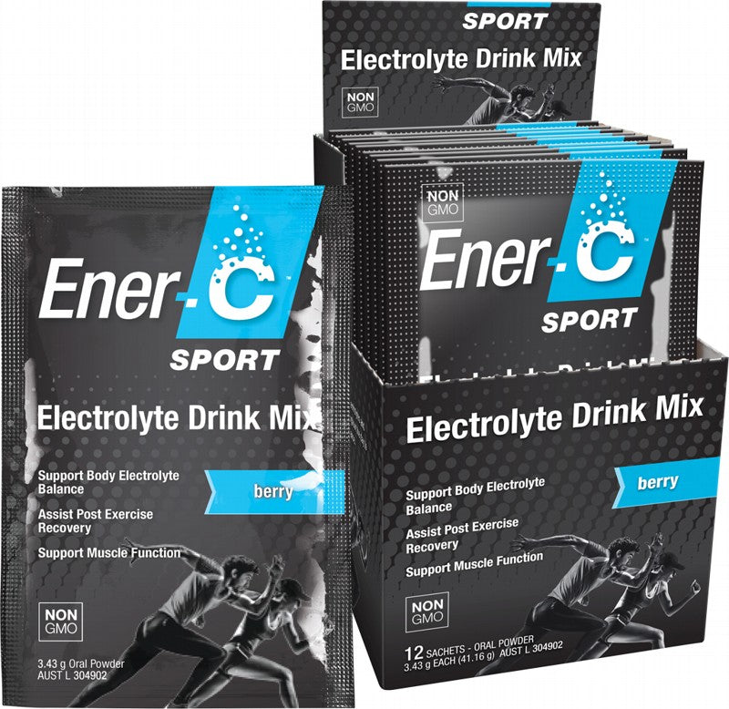 MARTIN & PLEASANCE Ener-C Sport Electrolyte Drink Mix  Berry Sachets 12