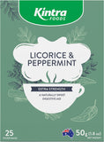 KINTRA FOODS Herbal Tea Bags  Licorice & Peppermint Tea 25