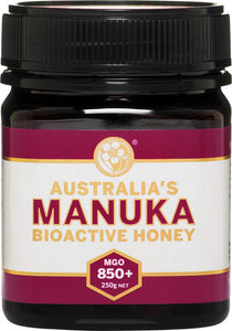 AUSTRALIA'S MANUKA Bioactive Honey  MGO850+ 250g