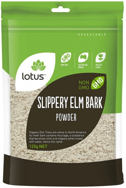 Lotus Slippery Elm Bark Powder G/F 125gm