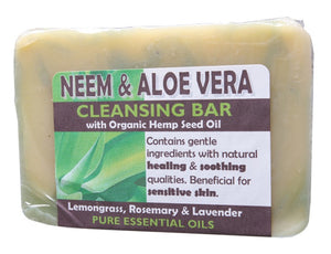 HARMONY SOAPWORKS Soap  Cleansing Bar - Neem & Aloe Vera 140g