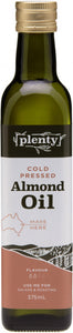 Plenty Cold Pressed Almond Oil 375ml