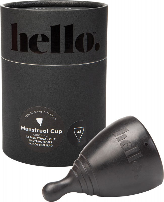 THE HELLO CUP Menstrual Cup - Black  XS 1