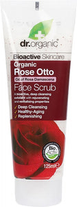DR ORGANIC Face Scrub  Organic Rose Otto 125ml