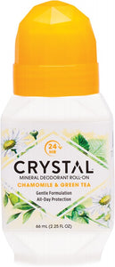 CRYSTAL Roll-on Deodorant  Chamomile & Green Tea 66ml