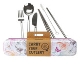 RETROKITCHEN Carry Your Cutlery - Dragonfly  Stainless Steel Cutlery Set 1