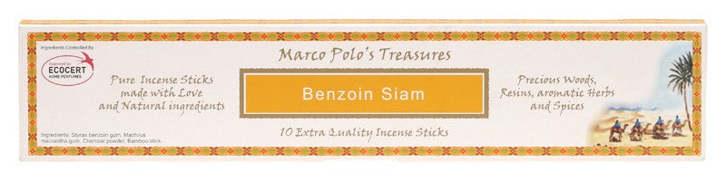 MARCO POLO'S TREASURES Incense Sticks  Benzoin Siam 10