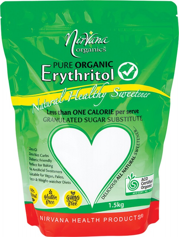 NIRVANA Erythritol  Pure Organic 1.5kg