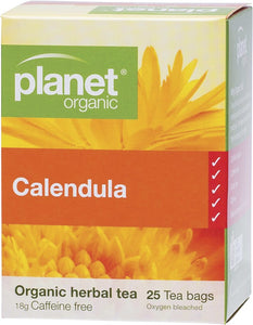 PLANET ORGANIC Herbal Tea Bags  Calendula 25
