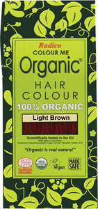 RADICO Colour Me Organic - Hair Colour  Powder - Light Brown 100g