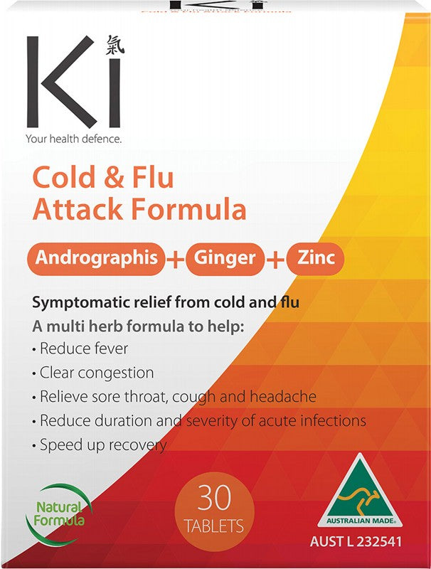 MARTIN & PLEASANCE Ki  Cold & Flu Attack 30Tabs