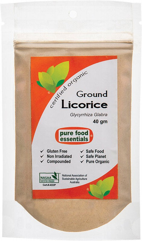 PURE FOOD ESSENTIALS Spices  Licorice Powder 40g