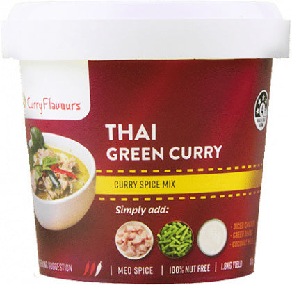 Curry Flavours Thai Green Curry Spice Mix Tub 100g