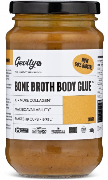 Gevity Rx Bone Broth Body Glue Curry 390g