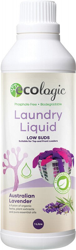 ECOLOGIC Laundry Liquid  Australian Lavender 1L