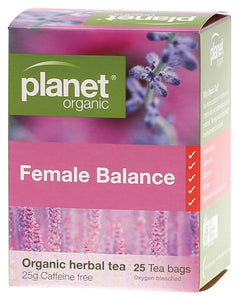 PLANET ORGANIC Herbal Tea Bags  Female Balance 25