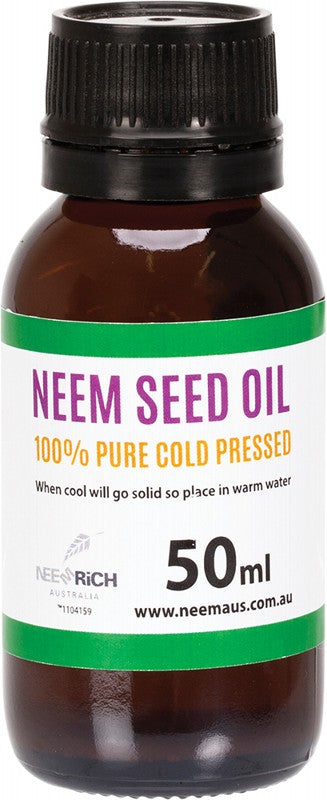 NEEM Neem Seed Oil  100% Pure & Cold Pressed 50ml