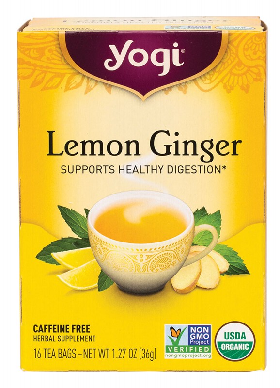 YOGI TEA Herbal Tea Bags  Lemon Ginger 16