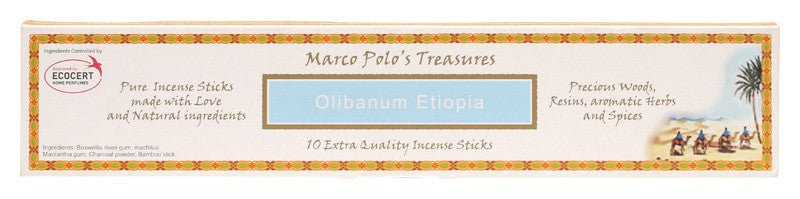 MARCO POLO'S TREASURES Incense Sticks  Olibanum Etiopia 10
