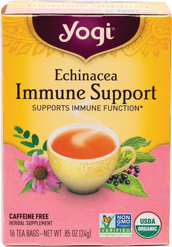 YOGI TEA Herbal Tea Bags  Echinacea Immune Support 16