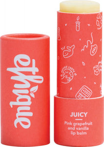 ETHIQUE Lip Balm  Juicy - Pink Grapefruit & Vanilla 9g