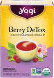 YOGI TEA Herbal Tea Bags  Berry DeTox 16