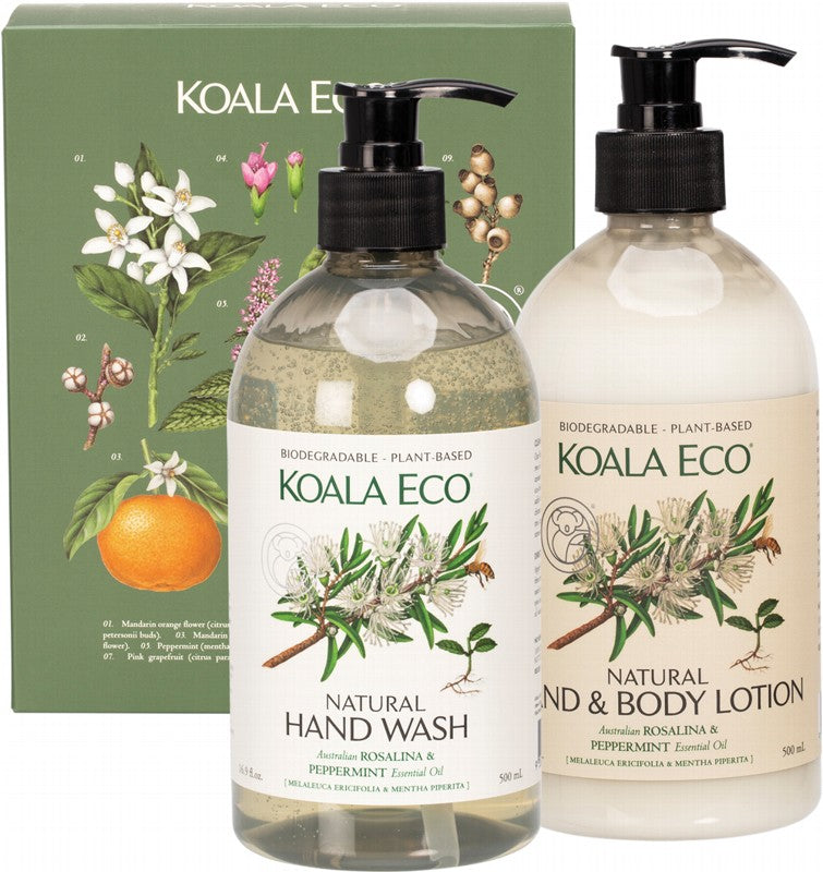 KOALA ECO Hand Wash & Body Lotion Gift Pack  Rosalina & Peppermint 2