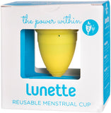 LUNETTE Reusable Menstrual Cup - Yellow  Model 2 - For Normal To Heavy Flow 1