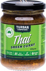 TURBAN CHOPSTICKS Curry Paste  Thai Green Curry 240g