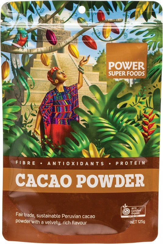 POWER SUPER FOODS Cacao Powder  "The Origin Series" 125g