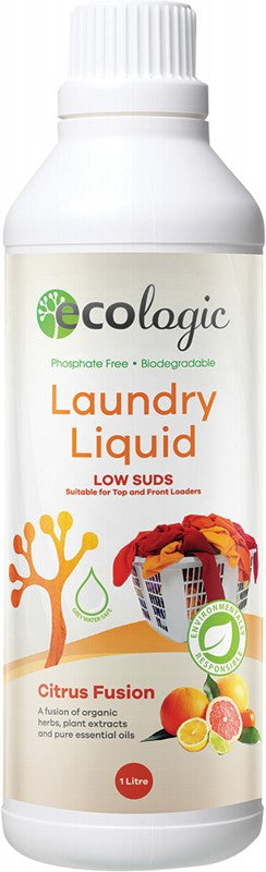 ECOLOGIC Laundry Liquid  Citrus Fusion 1L