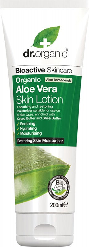 DR ORGANIC Skin Lotion  Organic Aloe Vera 200ml