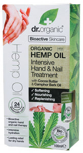 DR ORGANIC Hand & Nail Intensive Treatment  Organic Hemp Oil 100ml