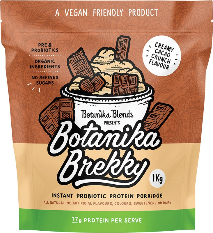 BOTANIKA BLENDS Botanika Brekky Probiotic Porridge  Cacao Crunch 1kg