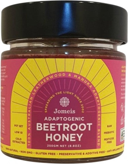 Jomeis Adaptogenic Beetroot Honey G/F 250g