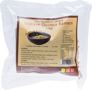 NUTRITIONIST CHOICE Instant Quinoa Ramen  Miso 100g