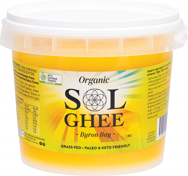 SOL ORGANICS Organic Ghee 1kg