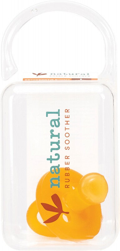 NATURAL RUBBER SOOTHERS Soother  Large Orthodontic (6 Mths +) 1