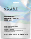 ACURE Resurfacing  Inter-Gly-Lactic Peel Pads 10 Pads