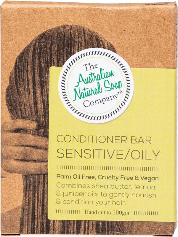 THE AUSTRALIAN NATURAL SOAP CO Conditioner Bar  Sensitive/Oily 100g