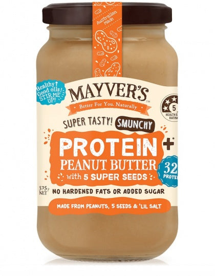Mayvers Peanut Butter Protein Plus with 5 Seeds 375g