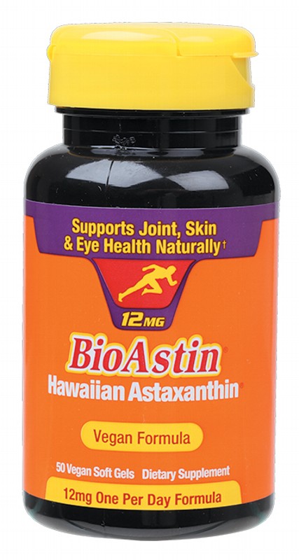 BIOASTIN Hawaiian Astaxanthin  Vegan Caps (12mg) 50
