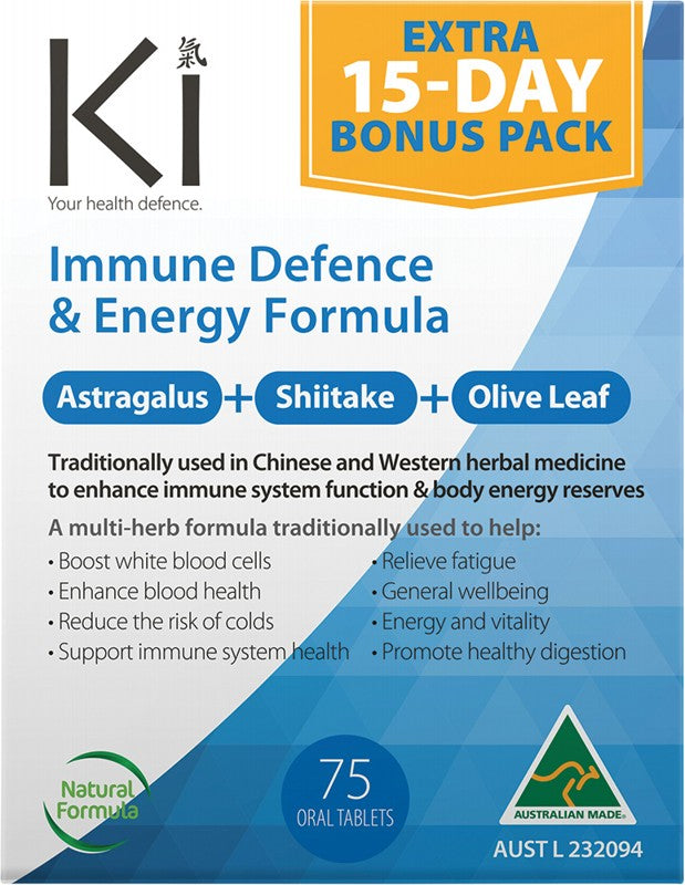 MARTIN & PLEASANCE Ki  Immune Defence & Energy 75Tabs