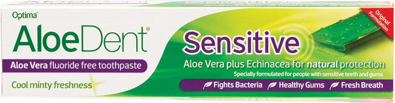 ALOE DENT Toothpaste - Fluoride Free  Sensitive 100ml