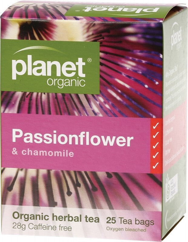 PLANET ORGANIC Herbal Tea Bags  Passionflower 25