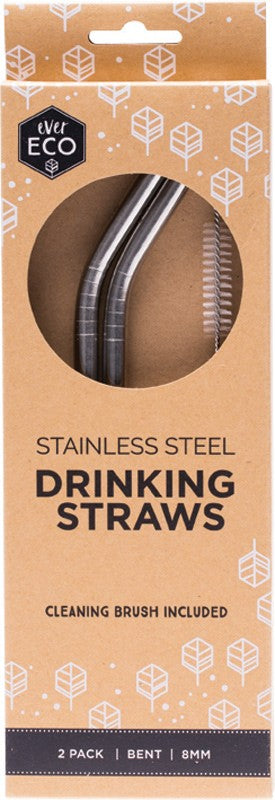 EVER ECO Stainless Steel Straws - Bent 2