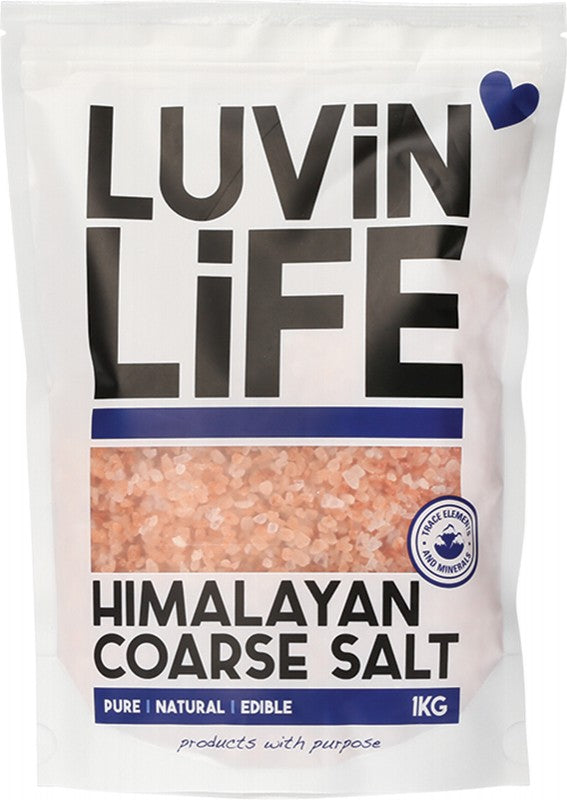 LUVIN LIFE Himalayan Salt  Coarse 1kg