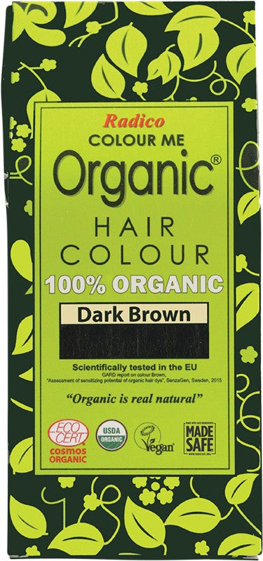 RADICO Colour Me Organic - Hair Colour  Powder - Dark Brown 100g
