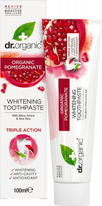 DR ORGANIC Toothpaste (Whitening)  Organic Pomegranate 100ml